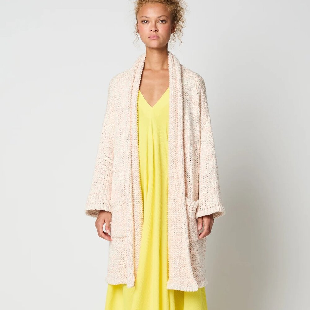Atelier Delphine Haori Coat in Loose Texture Cotton